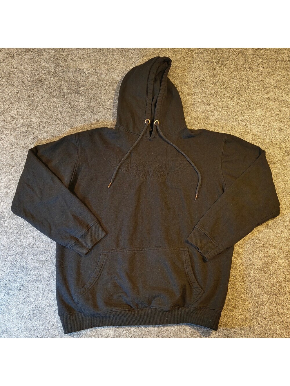 Aston Martin AMR by Hackett Black Pullover Hoodie Mens Large L